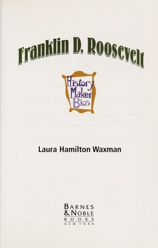 Franklin D. Roosevelt (History Makers Biographies)