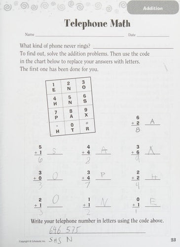 Scholastic Success with Math Grade 1