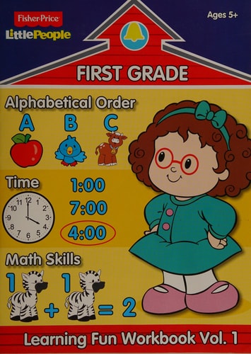 Fisher Price Little People First Grade Workbook-Volume 1