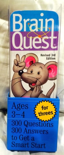 Brain Quest for Threes: 300 Questions and Answers to Get a Smart Start