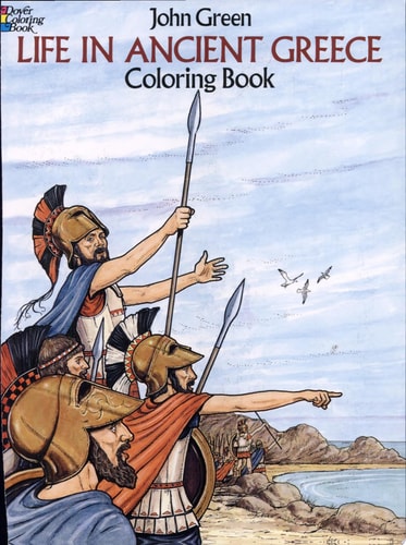 Life in Ancient Greece Coloring Book