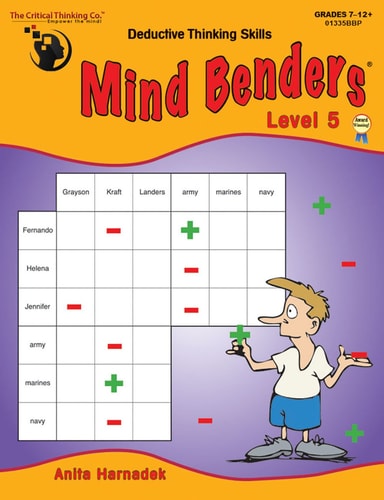 Mind Benders Level 5 Deductive Thinking Skills