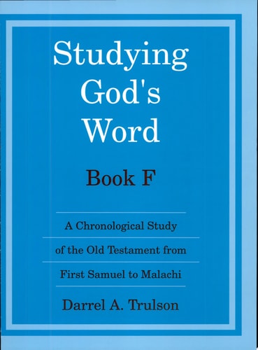 Studying God's Word F w/ teacher's guide