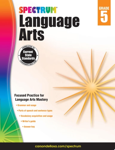 Spectrum Language Arts, Grade 5