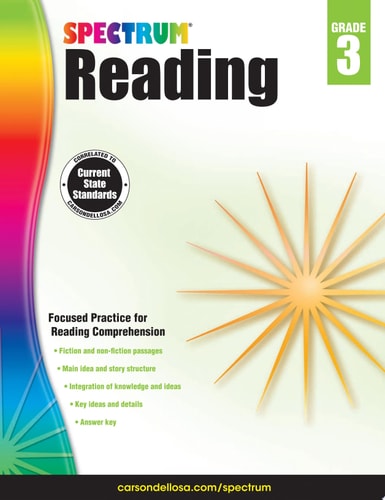 Spectrum Reading Comprehension Grade 3 Workbook