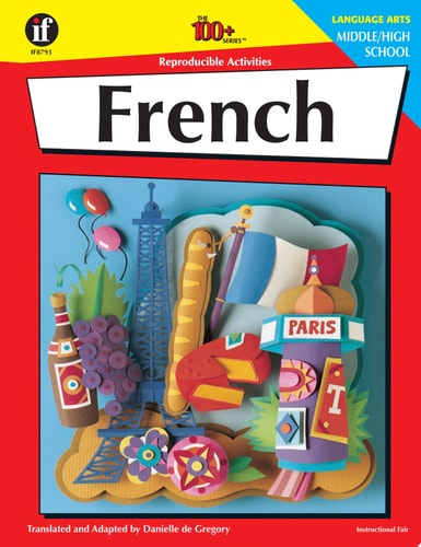 Carson Dellosa | The 100 Series: French Workbook | Grades 6-12, 128pgs