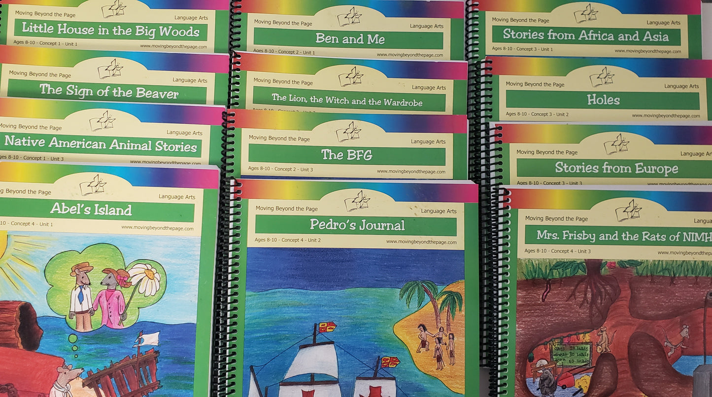 Moving Beyond the Page Age 8-10 Language Arts Consumables Package