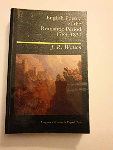 English Poetry of the Romantic Period