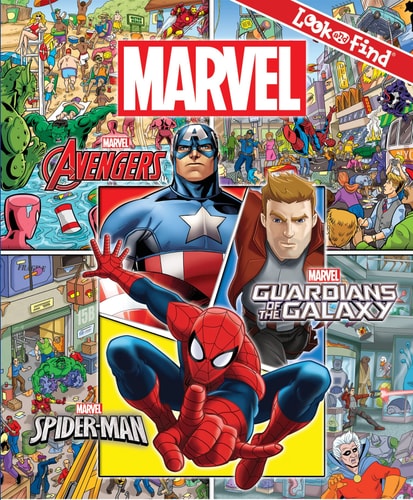 Marvel - Avengers, Guardians of the Galaxy, and Spider-man Look and Find Activity Book