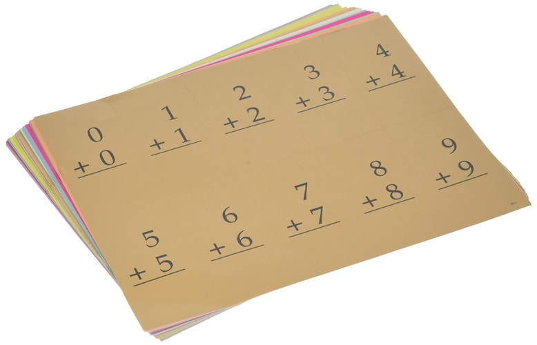Saxon Math 3 Fact Card Set ONLY