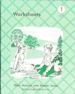Worksheets grade 1 unit 1 Bible Nurture and Reader Series