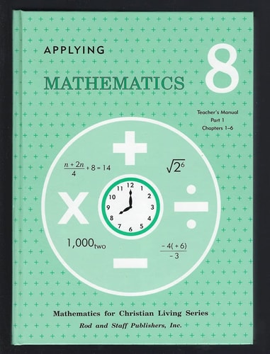 Applying Mathematics Teacher's Manual Part 1