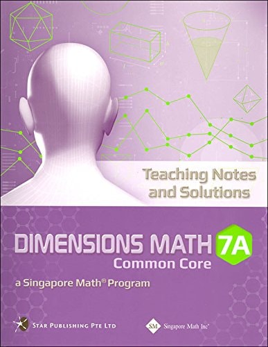 Dimensions Math 7A Teaching Notes & Solutions