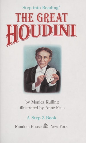 The Great Houdini (Step-Into-Reading, Step 4)
