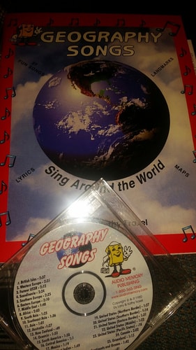 Geography Songs Sing Around the World Set