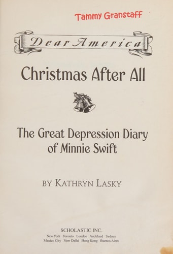 Dear America: Christmas After (The Great Depression Diary of Minnie Swift)