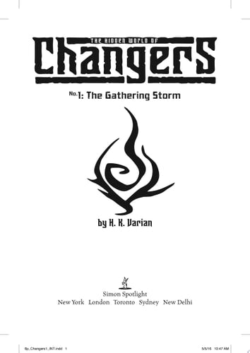 The Gathering Storm (1) (The Hidden World of Changers)