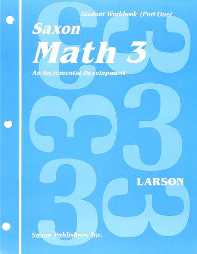 Saxon Math 3 Student Workbook Part 1