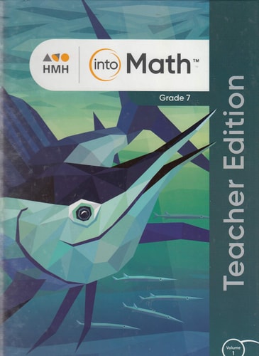 HMH Into Math Grade 7 Teacher Edition Volumes 1 &2