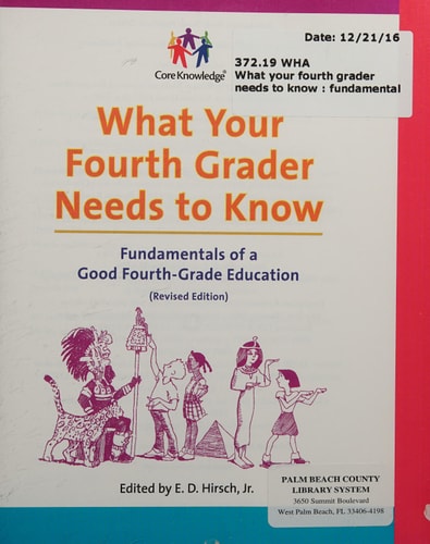 What Your Fourth Grader Needs to Know (Revised and Updated)