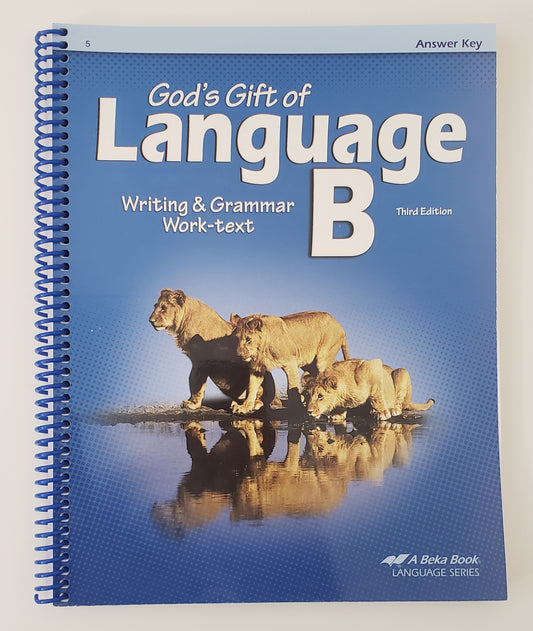 God's Gift of Language B Answer Key