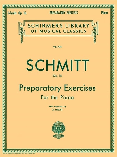 Schmidt Preparatory Exercises for the Piano