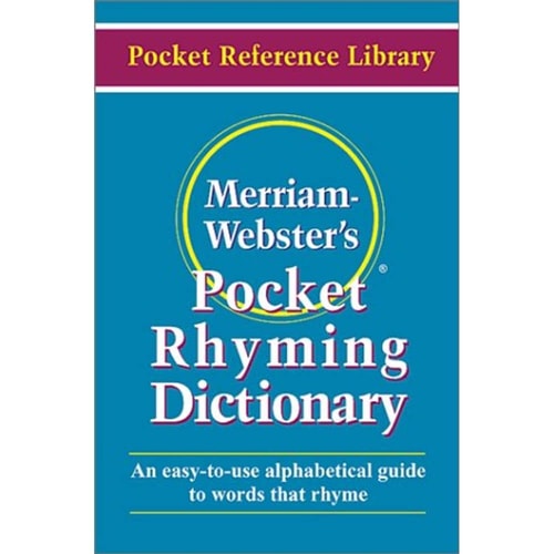 Merriam-Webster's Pocket Rhyming Dictionary