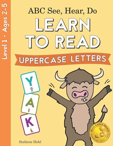 ABC See, Hear, Do Level 1 Learn to Read Uppercase Letters