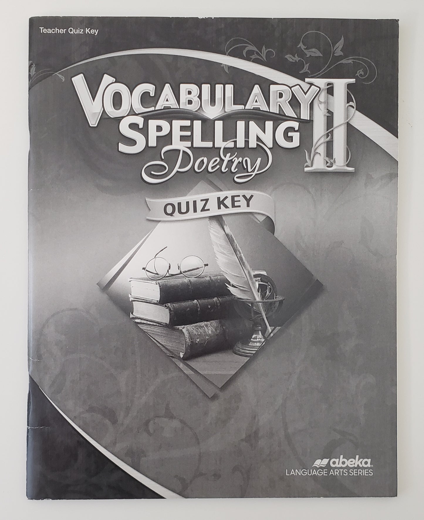 Vocabulary Spelling Poetry II Quiz Key