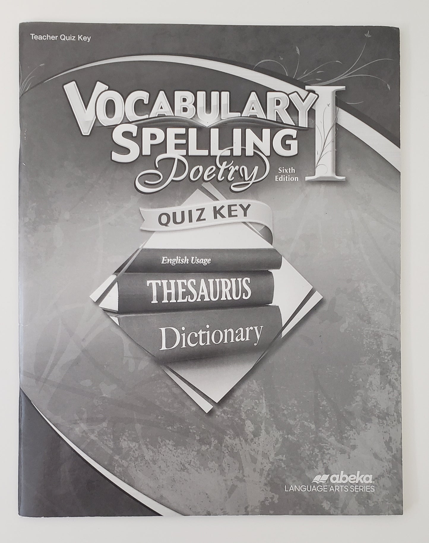 Vocabulary Spelling Poetry I Quiz Key