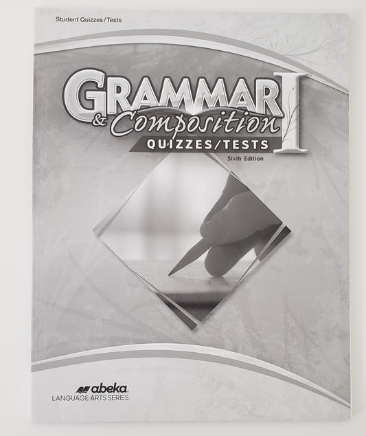Grammar & Composition I Quizzes/Tests