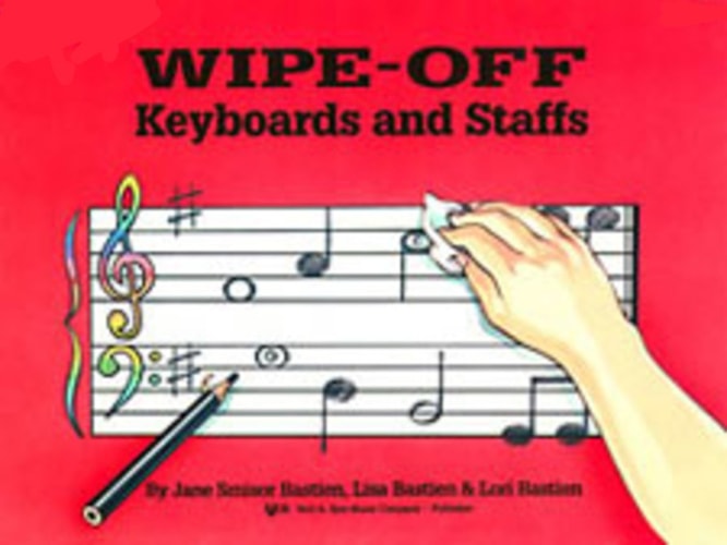Bastien Piano Basics Wipe-off Keyboard and Staffs