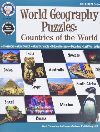 World Geography Puzzles: Countries of the World