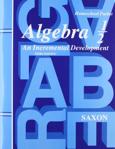 Saxon Algebra 1/2 Answer Key & Tests Third Edition