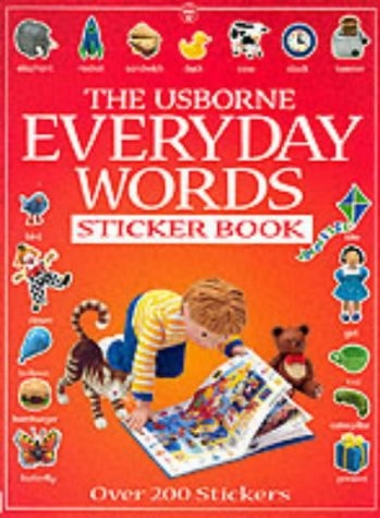 The Usborne Everyday Words Sticker Book