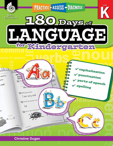 180 Days: Language for Kindergarten Practice, Assess, Diagnose