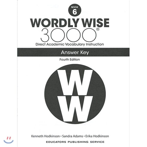 Wordly Wise 3000 Book 6 Answer Key