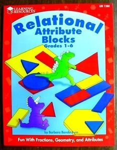 Relational attribute blocks activity book: Grades 1-6
