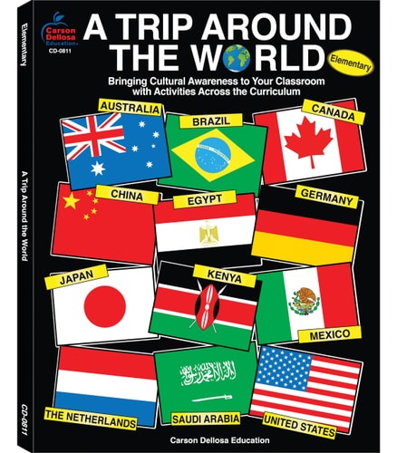 Carson Dellosa Trip Around the World, Grades K - 5 Resource Book