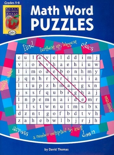 Math Word Puzzles, Grades 5-8