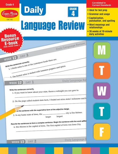 Evan-Moor Daily Language Review, Grade 4