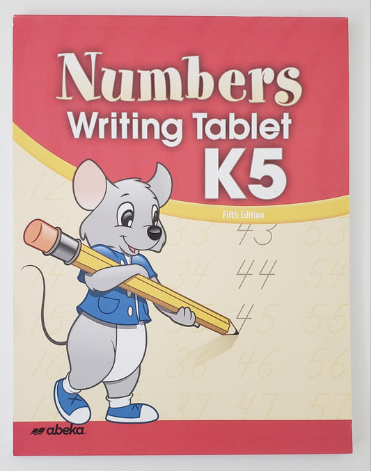 K5 Numbers Writing Tablet