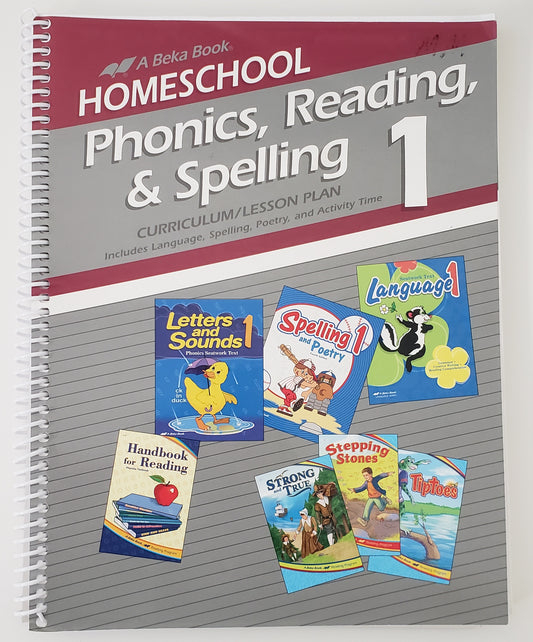 Phonics, Reading, & Spelling 1 Curriculum/Lesson Plan
