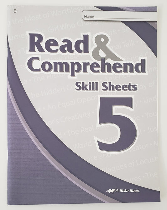 Read & Comprehend Skill Sheets 5