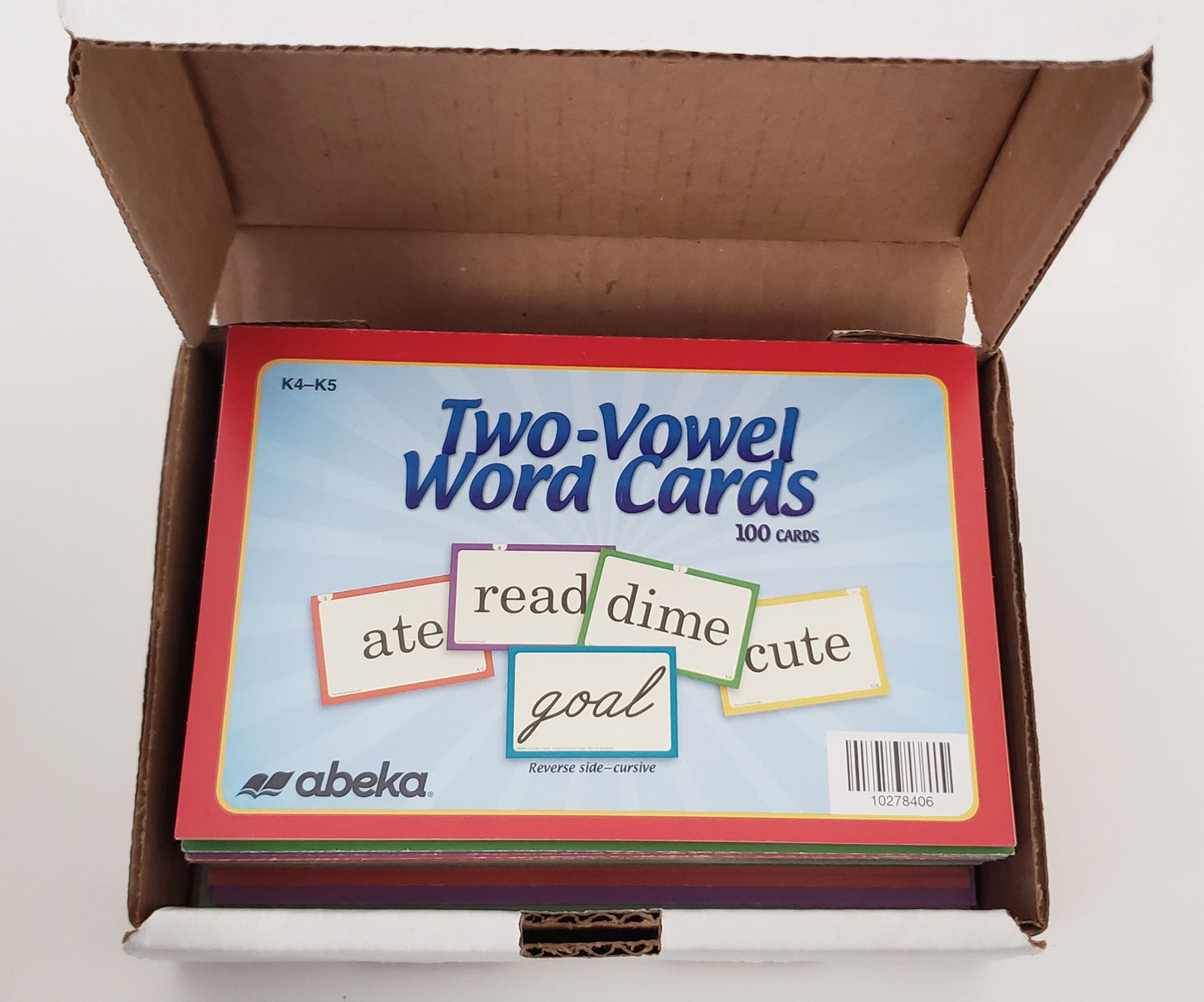 Two-Vowel Word Cards