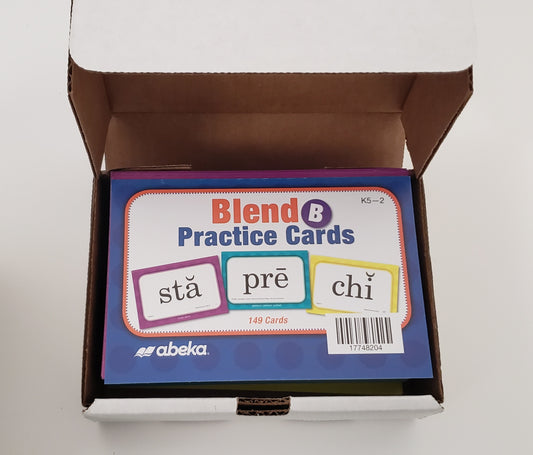 Blend Practice Cards B