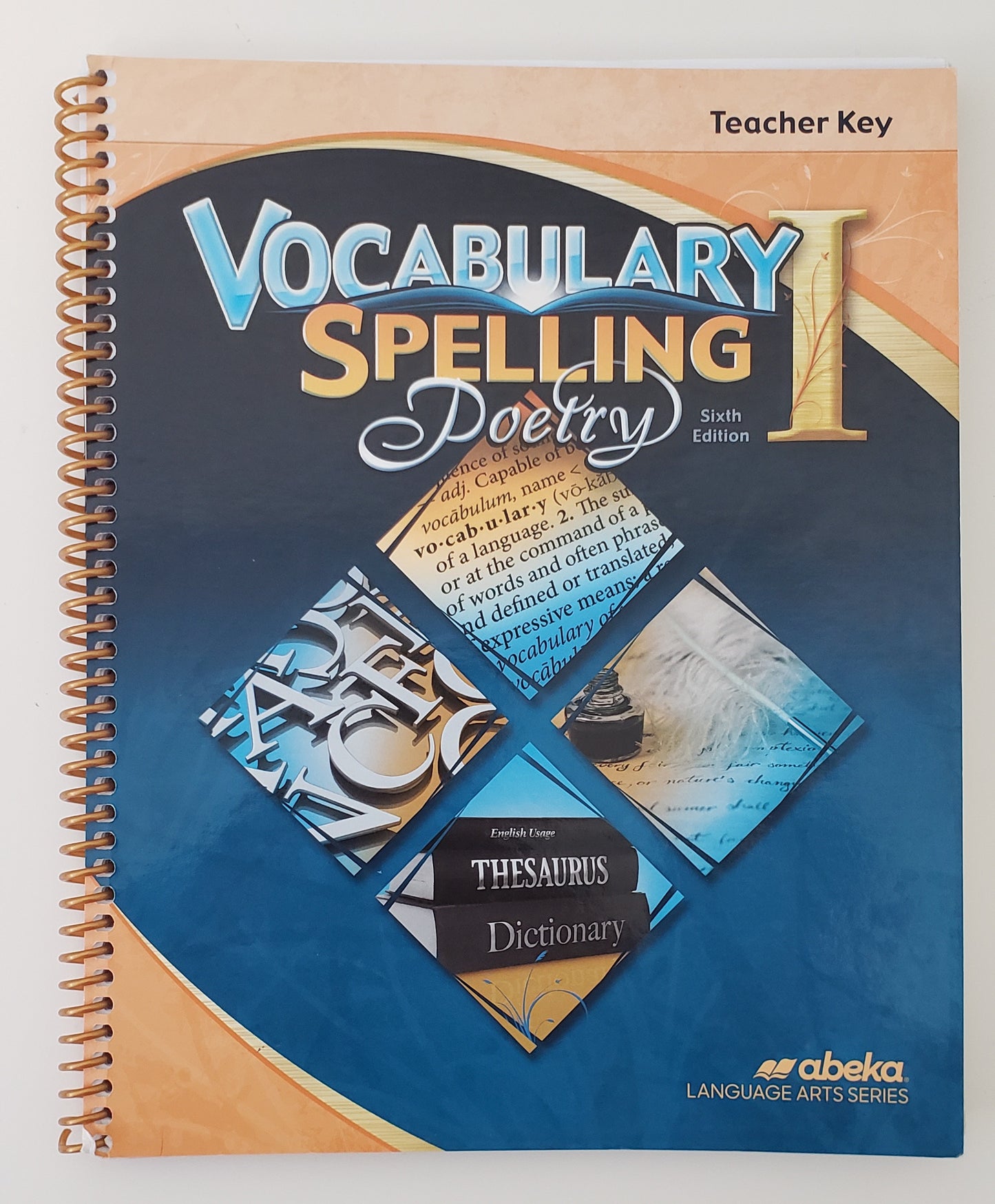 Vocabulary Spelling Poetry I Teacher Key