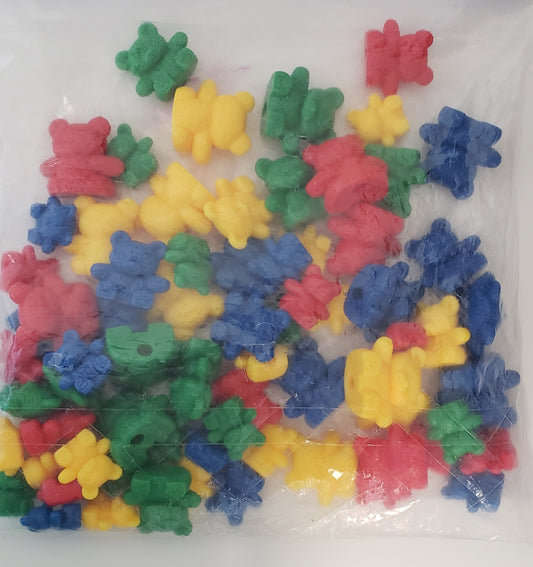 Counting bears (approx. 50)