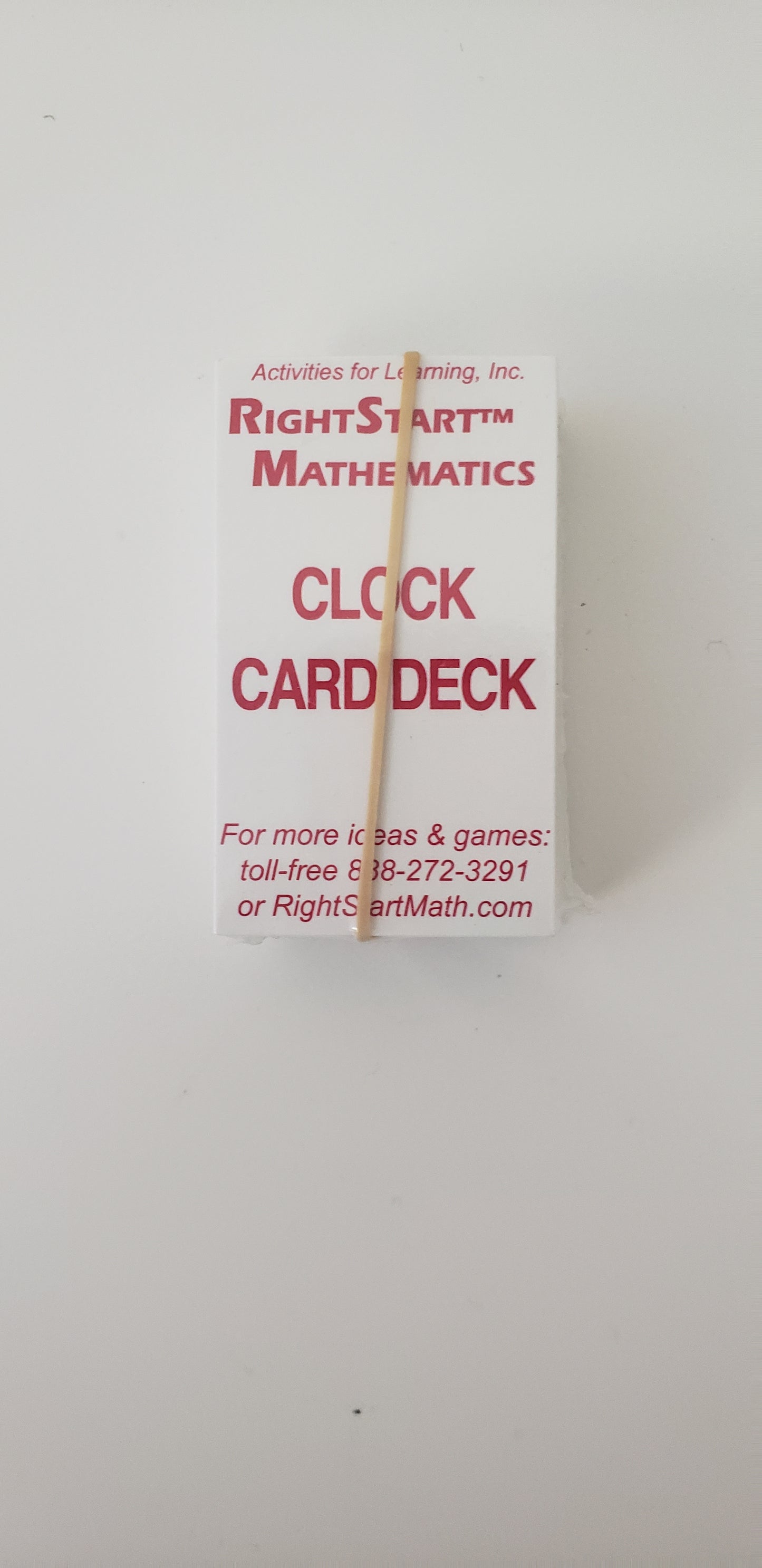 Clock Card Deck