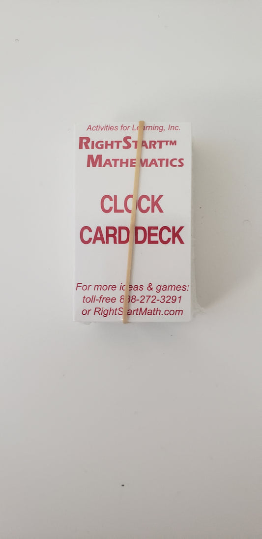Clock Card Deck